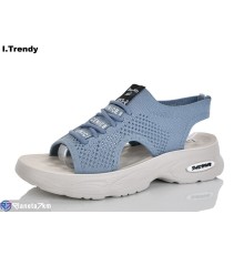 Босоніжки жіночі на літо (8 пар р.36-41) синій  "Trendy"