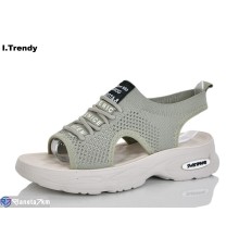 Босоніжки жіночі на літо (8 пар р.36-41) зелений  "Trendy"