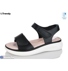 Босоніжки жіночі на літо (8 пар р.36-41) чорний  "Trendy"