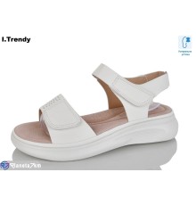 Босоніжки жіночі на літо (8 пар р.36-41) білий  "Trendy"