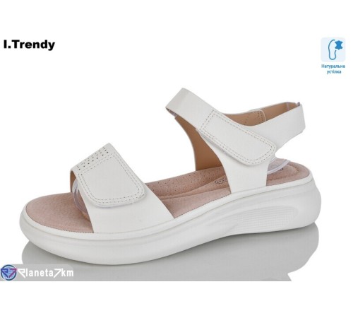 Босоніжки жіночі на літо (8 пар р.36-41) білий  "Trendy"