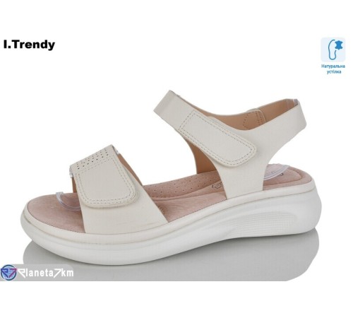 Босоніжки жіночі на літо (8 пар р.36-41) бежевий  "Trendy"