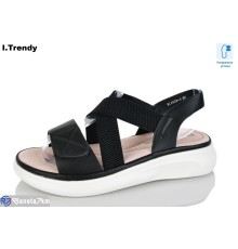 Босоніжки жіночі на літо (8 пар р.36-41) чорний  "Trendy"