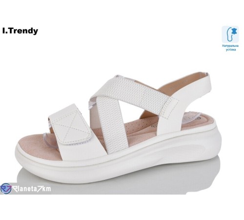 Босоніжки жіночі на літо (8 пар р.36-41) білий  "Trendy"