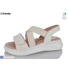 Босоніжки жіночі на літо (8 пар р.36-41) бежевий  "Trendy"