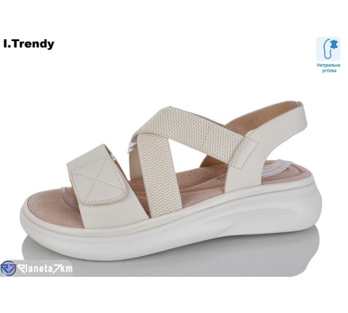 Босоніжки жіночі на літо (8 пар р.36-41) бежевий  "Trendy"