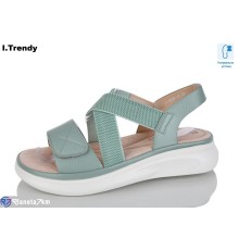 Босоніжки жіночі на літо (8 пар р.36-41) зелений  "Trendy"