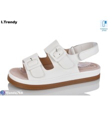 Босоніжки жіночі на літо (8 пар р.36-41) білий  "Trendy"