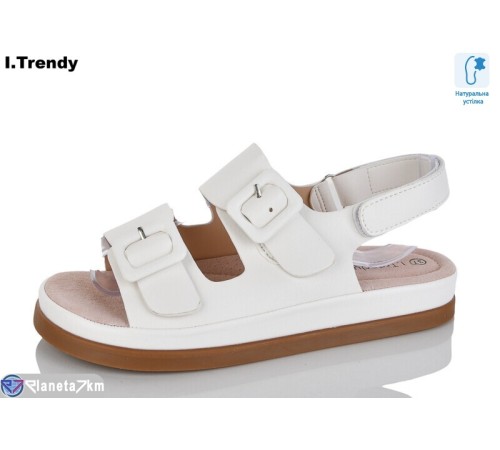 Босоніжки жіночі на літо (8 пар р.36-41) білий  "Trendy"