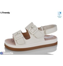 Босоніжки жіночі на літо (8 пар р.36-41) бежевий  "Trendy"