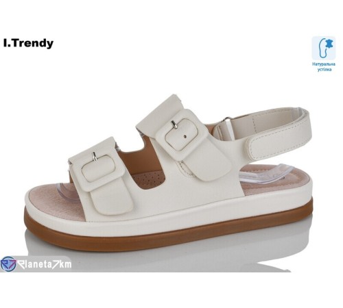 Босоніжки жіночі на літо (8 пар р.36-41) бежевий  "Trendy"