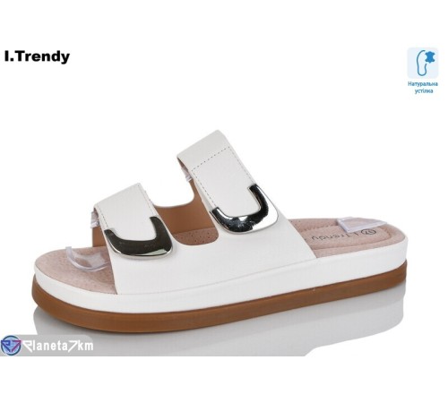 Шлепки жіночі на літо (8 пар р.36-41) білий  "Trendy"