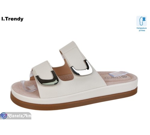 Шлепки жіночі на літо (8 пар р.36-41) бежевий  "Trendy"