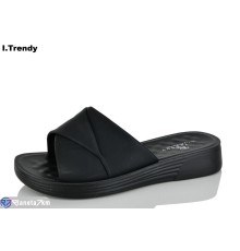 Шлепки жіночі на літо (8 пар р.36-41) чорний  "Trendy"