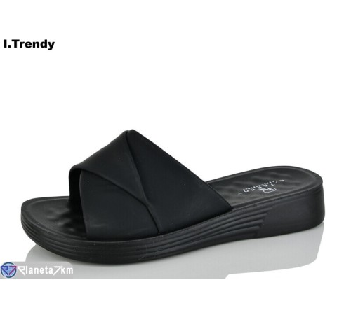 Шлепки жіночі на літо (8 пар р.36-41) чорний  "Trendy"