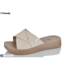 Шлепки жіночі на літо (8 пар р.36-41) бежевий  "Trendy"