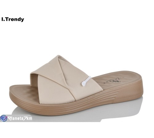 Шлепки жіночі на літо (8 пар р.36-41) бежевий  "Trendy"