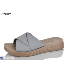 Шлепки жіночі на літо (8 пар р.36-41) сірий  "Trendy"