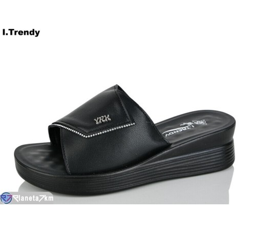 Шлепки жіночі на літо (8 пар р.36-41) чорний  "Trendy"