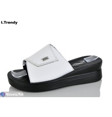 Шлепки жіночі на літо (8 пар р.36-41) білий  "Trendy"