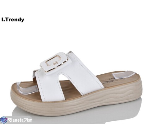 Шлепки жіночі на літо (8 пар р.36-41) білий  "Trendy"