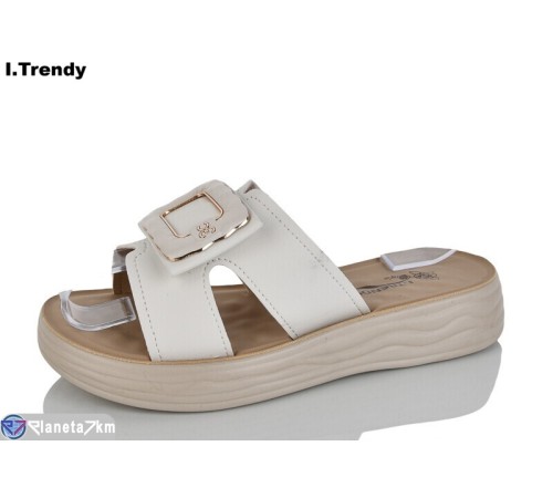 Шлепки жіночі на літо (8 пар р.36-41) бежевий  "Trendy"