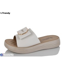 Шлепки жіночі на літо (8 пар р.36-41) бежевий  "Trendy"