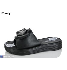 Шлепки жіночі на літо (8 пар р.36-41) чорний  "Trendy"