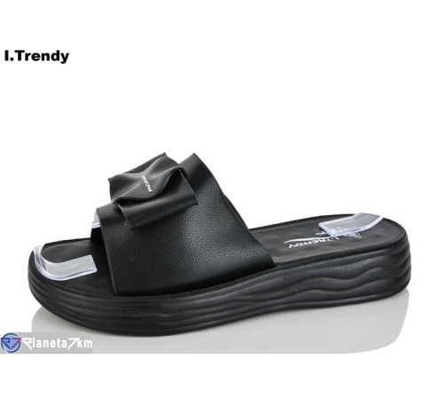 Шлепки жіночі на літо (8 пар р.36-41) чорний  "Trendy"