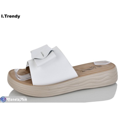 Шлепки жіночі на літо (8 пар р.36-41) білий  "Trendy"