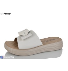 Шлепки жіночі на літо (8 пар р.36-41) бежевий  "Trendy"