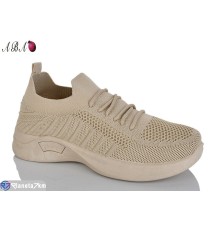 Кросівки жіночі на літо (8 пар р.36-41) бежевий  "Aba"