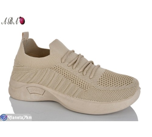 Кросівки жіночі на літо (8 пар р.36-41) бежевий  "Aba"