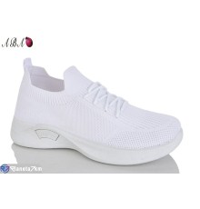 Кросівки жіночі на літо (8 пар р.36-41) білий  "Aba"