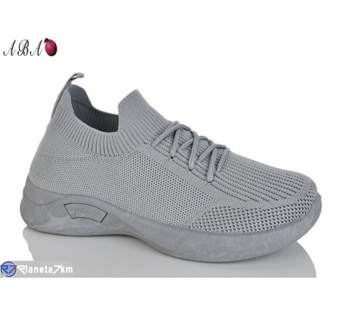 Кросівки жіночі на літо (8 пар р.36-41) сірий  "Aba"