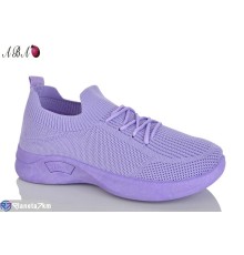 Кросівки жіночі на літо (8 пар р.36-41) фіолетовий  "Aba"