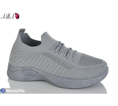 Кросівки жіночі на літо (8 пар р.36-41) сірий  "Aba"