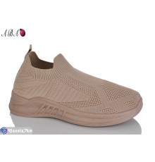 Кросівки жіночі на літо (8 пар р.36-41) коричневий  "Aba"