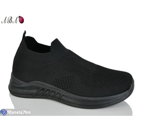 Кросівки жіночі на літо (8 пар р.36-41) чорний  "Aba"