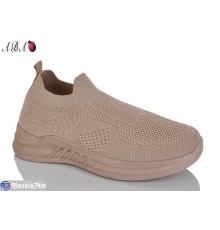 Кросівки жіночі на літо (8 пар р.36-41) коричневий  "Aba"