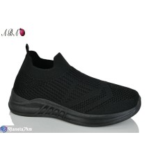 Кросівки жіночі на літо (8 пар р.36-41) чорний  "Aba"