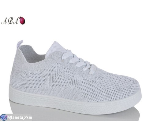 Кросівки жіночі на літо (8 пар р.36-41) білий  "Aba"