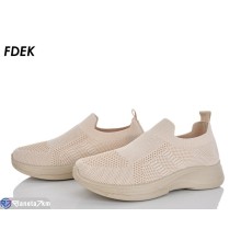 Кросівки жіночі на літо (8 пар р.36-41) бежевий  "FDEK"