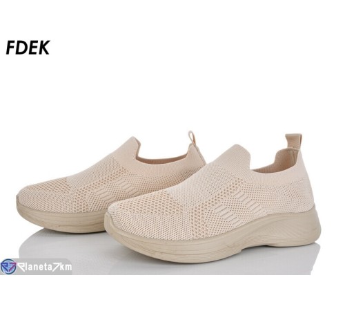 Кросівки жіночі на літо (8 пар р.36-41) бежевий  "FDEK"