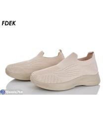 Кросівки жіночі на літо (8 пар р.36-41) бежевий  "FDEK"