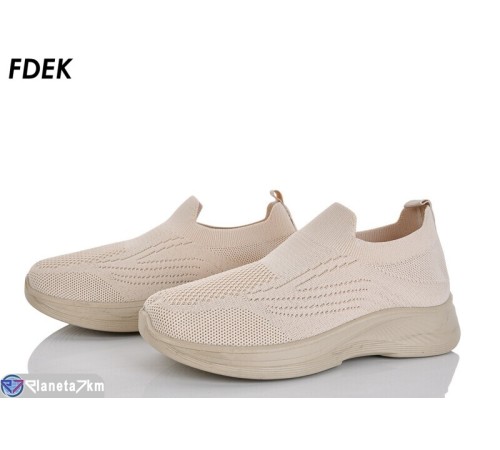 Кросівки жіночі на літо (8 пар р.36-41) бежевий  "FDEK"