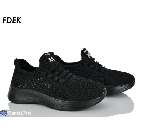 Кросівки жіночі на літо (8 пар р.36-41) чорний  "FDEK"