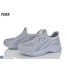 Кросівки жіночі на літо (8 пар р.36-41) сірий  "FDEK"