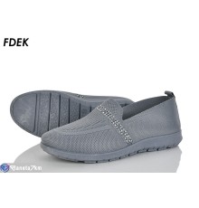Сліпони жіночі на літо (8 пар р.36-41) сірий  "FDEK"