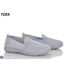Сліпони жіночі на літо (8 пар р.36-41) сірий  "FDEK"